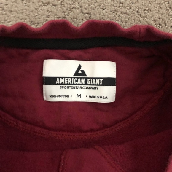 America Giant Crewneck Heavy Weight Sweat Shirt - Picture 2 of 3